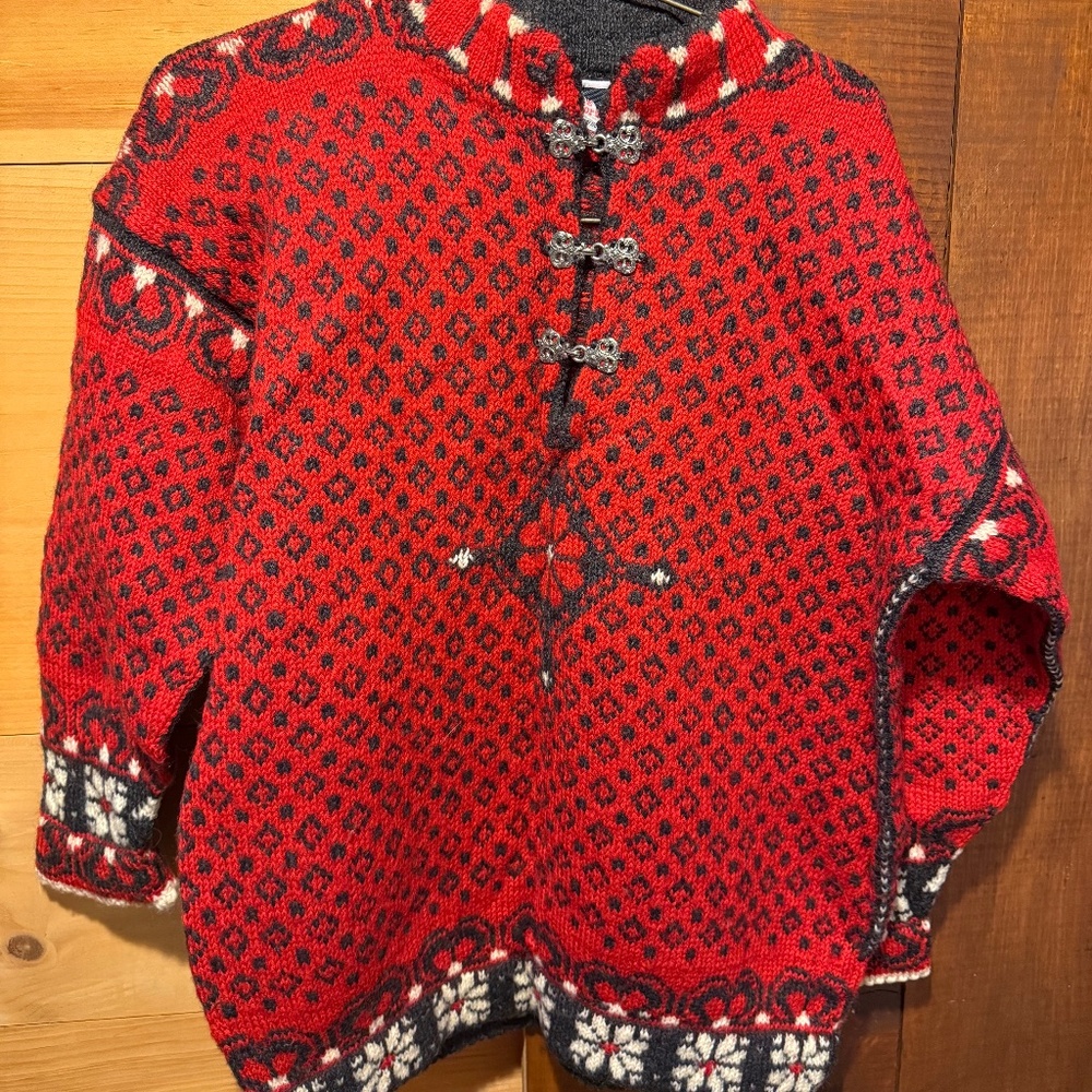 Dale of Norway Womens Cardigan Sweater  Medium M  Wool